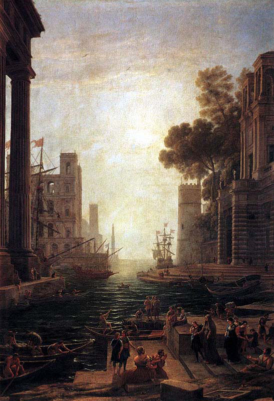 Embarkation of Saint Paule Romana at Ostia